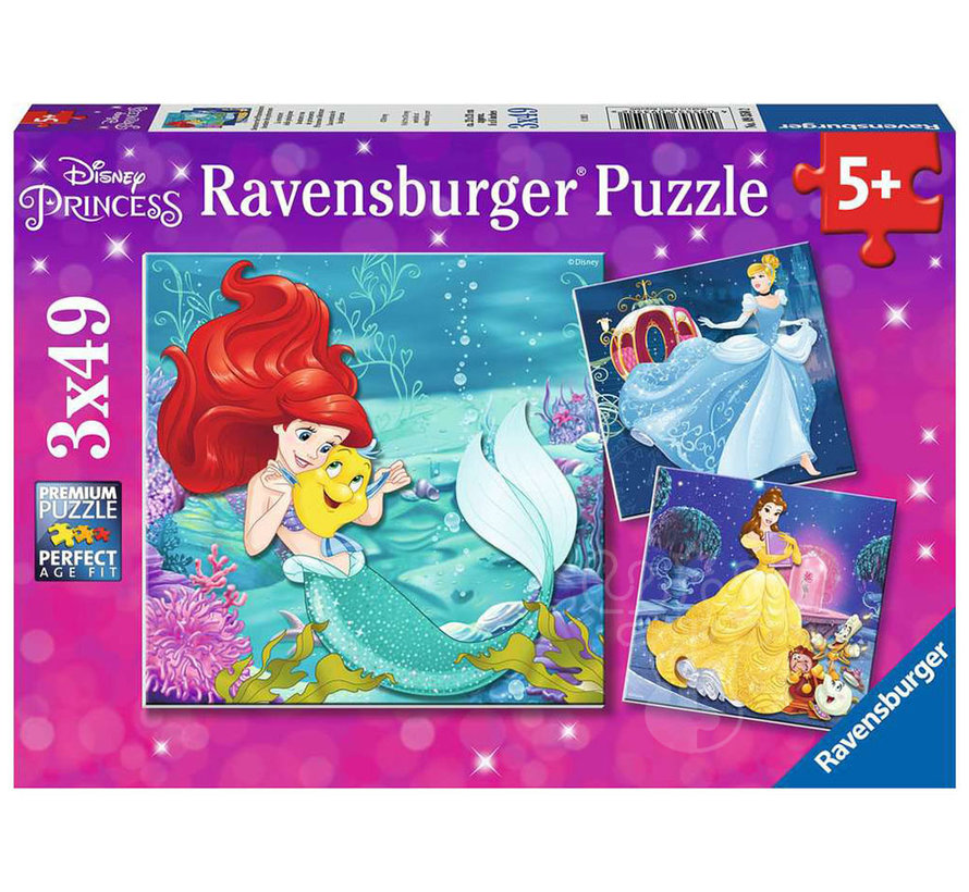 Ravensburger Disney Princess: Princess Adventure Puzzle 3 x 49pcs