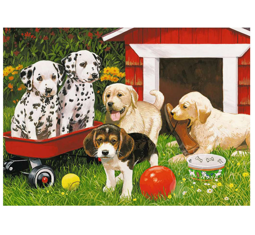 Ravensburger Puppy Party Puzzle 60pcs