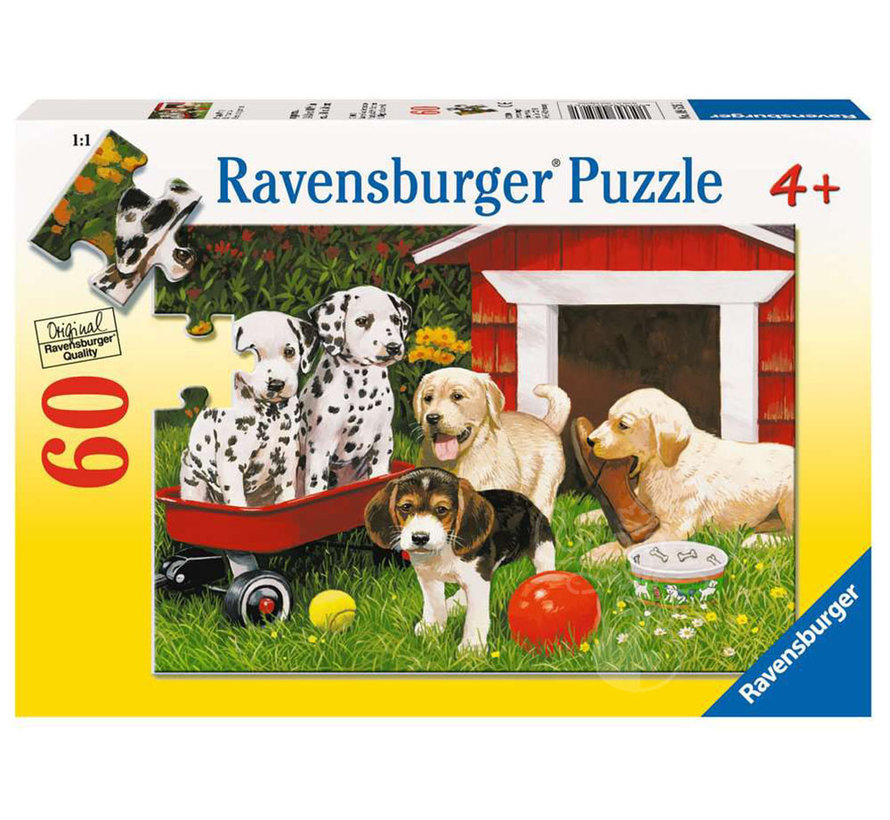 Ravensburger Puppy Party Puzzle 60pcs