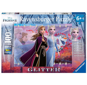 Ravensburger Ravensburger Disney Frozen II: Strong Sisters Glitter Puzzle 100pcs XXL