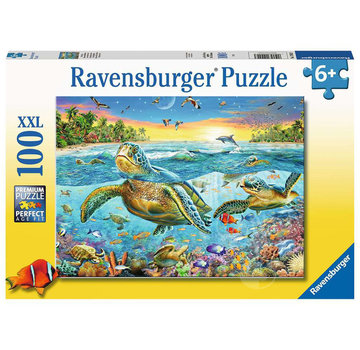 Ravensburger Ravensburger Swim with Turtles Puzzle 100pcs XXL