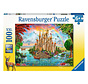 Ravensburger Rainbow Castle Puzzle 100pcs XXL