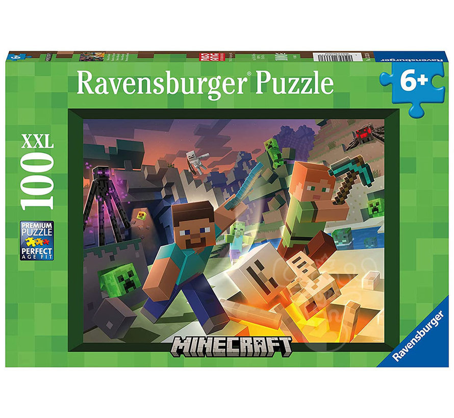Ravensburger Monster Minecraft Puzzle 100pcs XXL