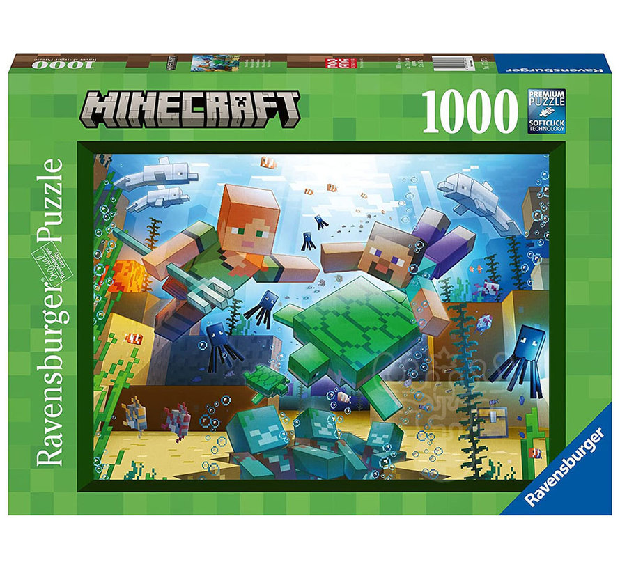 Ravensburger Minecraft Mosaic Puzzle 1000pcs