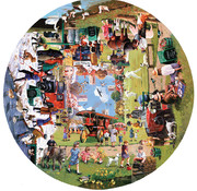 SunsOut FINAL SALE SunsOut Four Seasons on the Green Round Puzzle 1000pcs