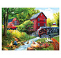 SunsOut Playing Hookey at the Mill Puzzle 1000pcs