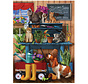 FINAL SALE SunsOut Trouble in the Potting Shed Puzzle 1000pcs