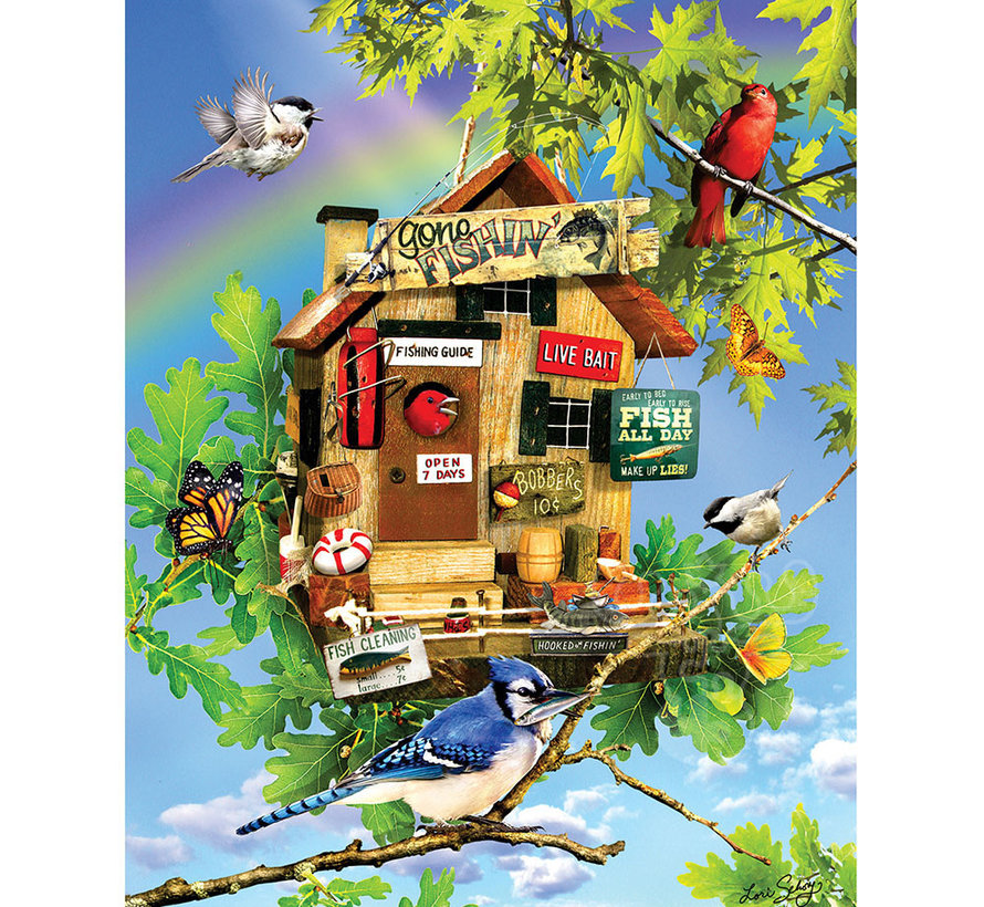 FINAL SALE SunsOut Fish All Day Puzzle 500pcs