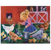 SunsOut SunsOut Little Farm Girl Puzzle 500pcs