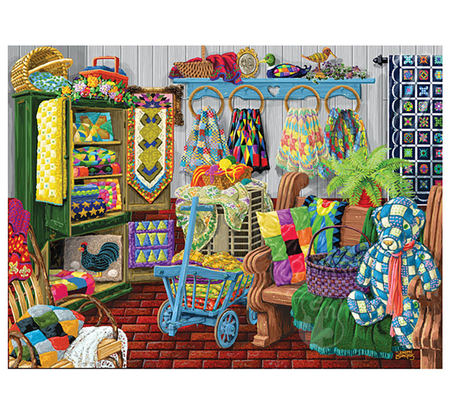 SunsOut The Quilt Fair Puzzle 1000pcs