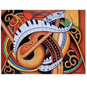SunsOut FINAL SALE SunsOut Sound of Soul Strings Puzzle 500pcs