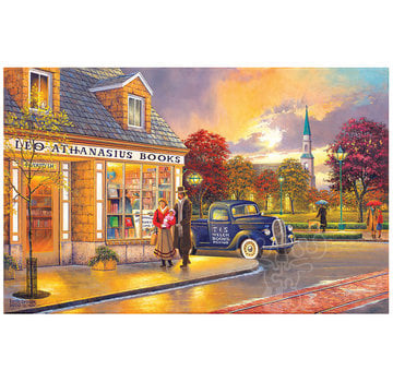 SunsOut FINAL SALE SunsOut Leo's Bookshop Puzzle 1000pcs