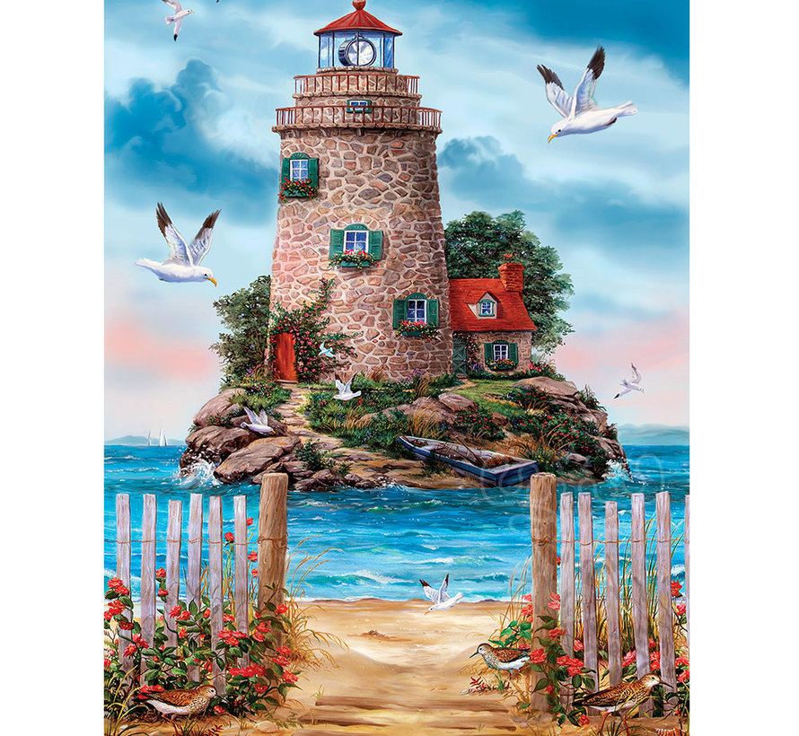 SunsOut Island Lighthouse Puzzle 1000pcs
