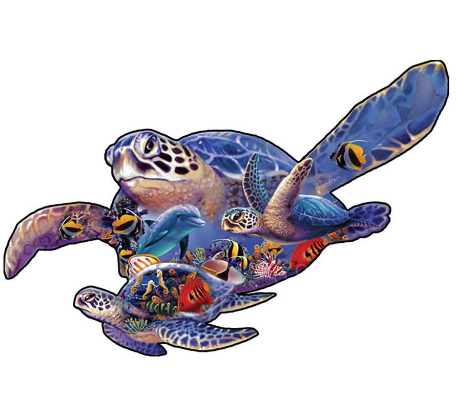 SunsOut Swimming Lesson Shaped Puzzle 1000pcs