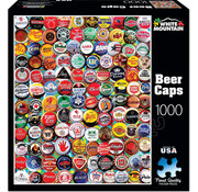 White Mountain White Mountain Beer Caps Puzzle 1000pcs Small Format