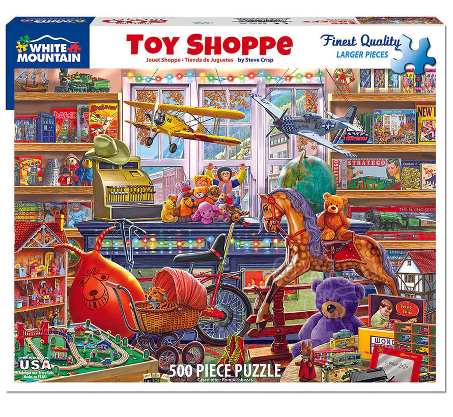 White Mountain Toy Shoppe Puzzle 500pcs
