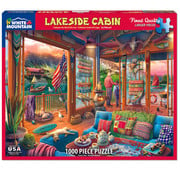 White Mountain White Mountain Lakeside Cabin Puzzle 1000pcs