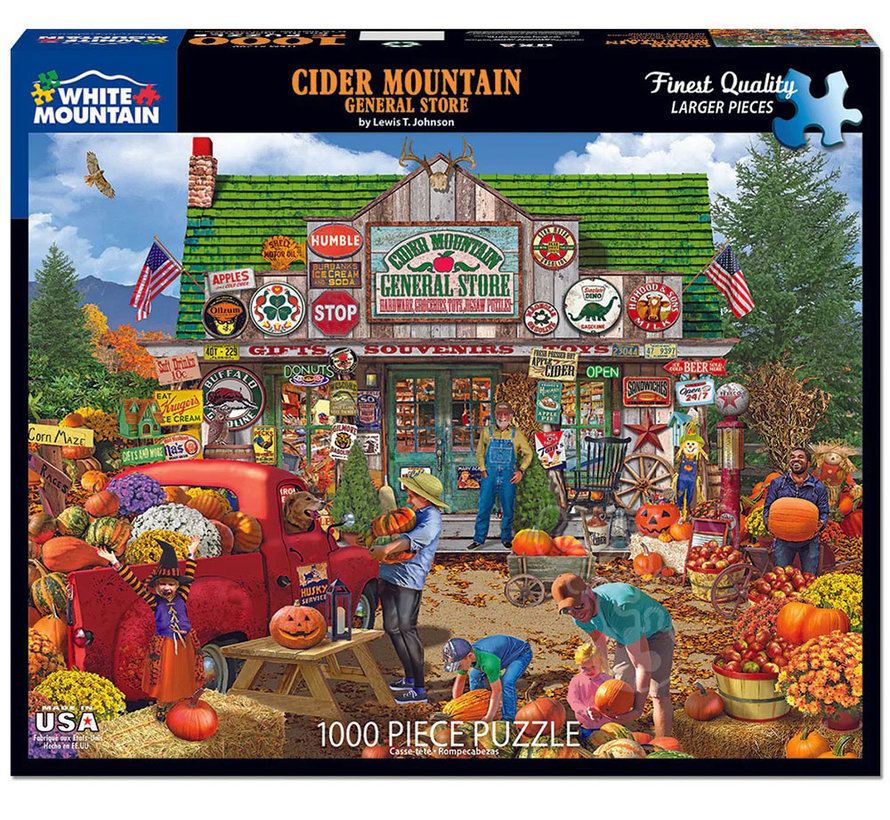 White Mountain Cider Mountain General Store Puzzle 1000pcs