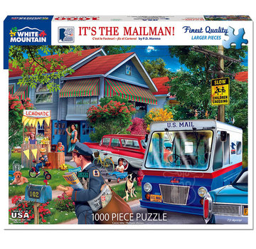White Mountain White Mountain It's the Mailman Puzzle 1000pcs