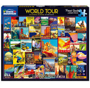 White Mountain White Mountain World Tour Puzzle 1000pcs