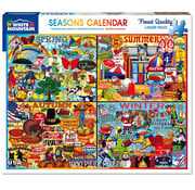 White Mountain White Mountain Seasons Calendar Puzzle 1000pcs