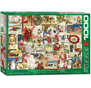 Eurographics Eurographics Vintage: Vintage Christmas Cards Puzzle 1000pcs