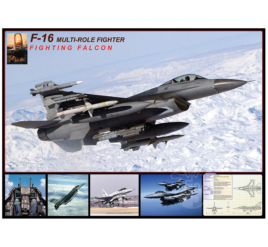 Eurographics F-16 Falcon Puzzle 1000pcs