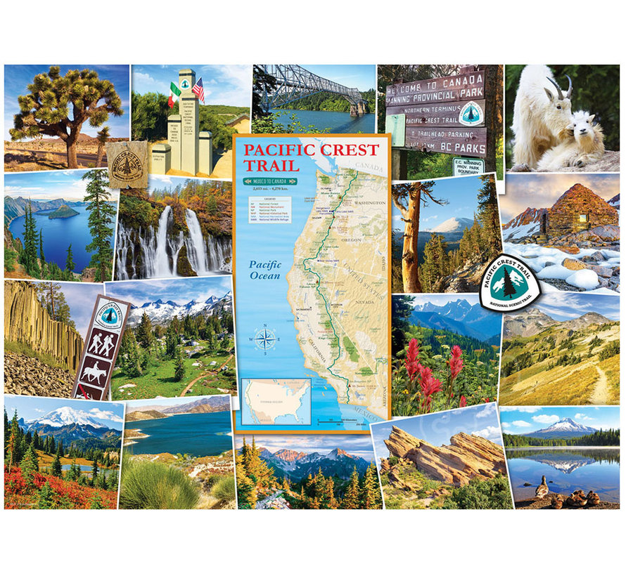 Eurographics Photography Globetrotter: Pacific Crest Trail Puzzle 1000pcs RETIRED