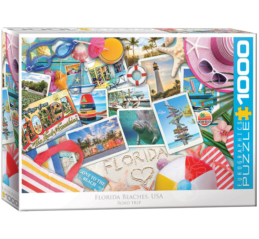 Eurographics Photography Road Trip: Florida Beaches, USA Puzzle 1000pcs