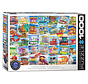 Eurographics Lifeguard Towers Puzzle 1000pcs