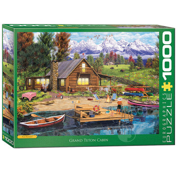 Eurographics Eurographics Artist Label Normand: Mountain Cabin Puzzle 1000pcs