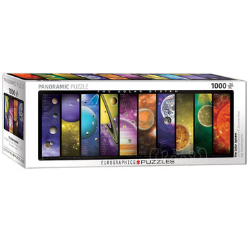 Eurographics Eurographics Panoramic: The Solar System Panoramic Puzzle 1000pcs