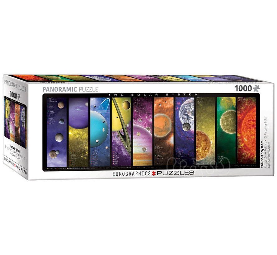 Eurographics Panoramic: The Solar System Panoramic Puzzle 1000pcs