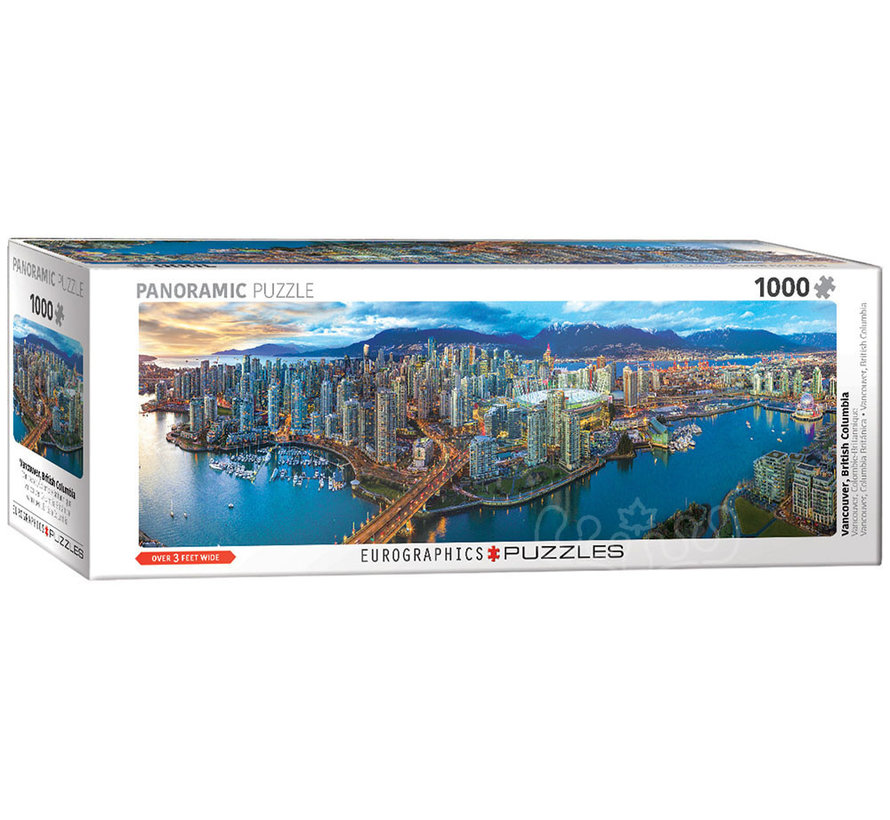 Eurographics Panoramic: Vancouver, British Columbia Panoramic Puzzle 1000pcs