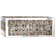 Eurographics Eurographics Michelangelo: The Sistine Chapel Ceiling Panoramic Puzzle 1000pcs