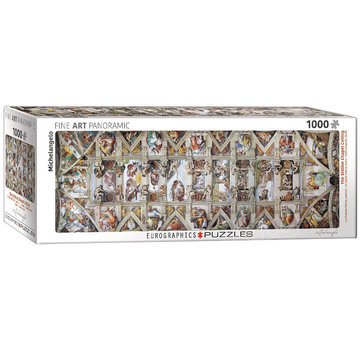 Eurographics Eurographics Michelangelo: The Sistine Chapel Ceiling Panoramic Puzzle 1000pcs