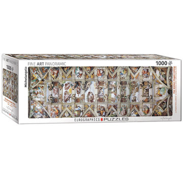 Eurographics Eurographics The Sistine Chapel Ceiling Panoramic Puzzle 1000pcs