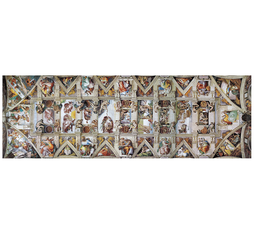 Eurographics Michelangelo: The Sistine Chapel Ceiling Panoramic Puzzle 1000pcs
