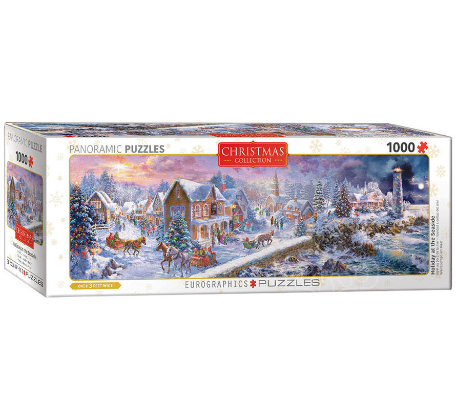 Eurographics Panoramic: Holiday at the Seaside  Panoramic Puzzle 1000pcs