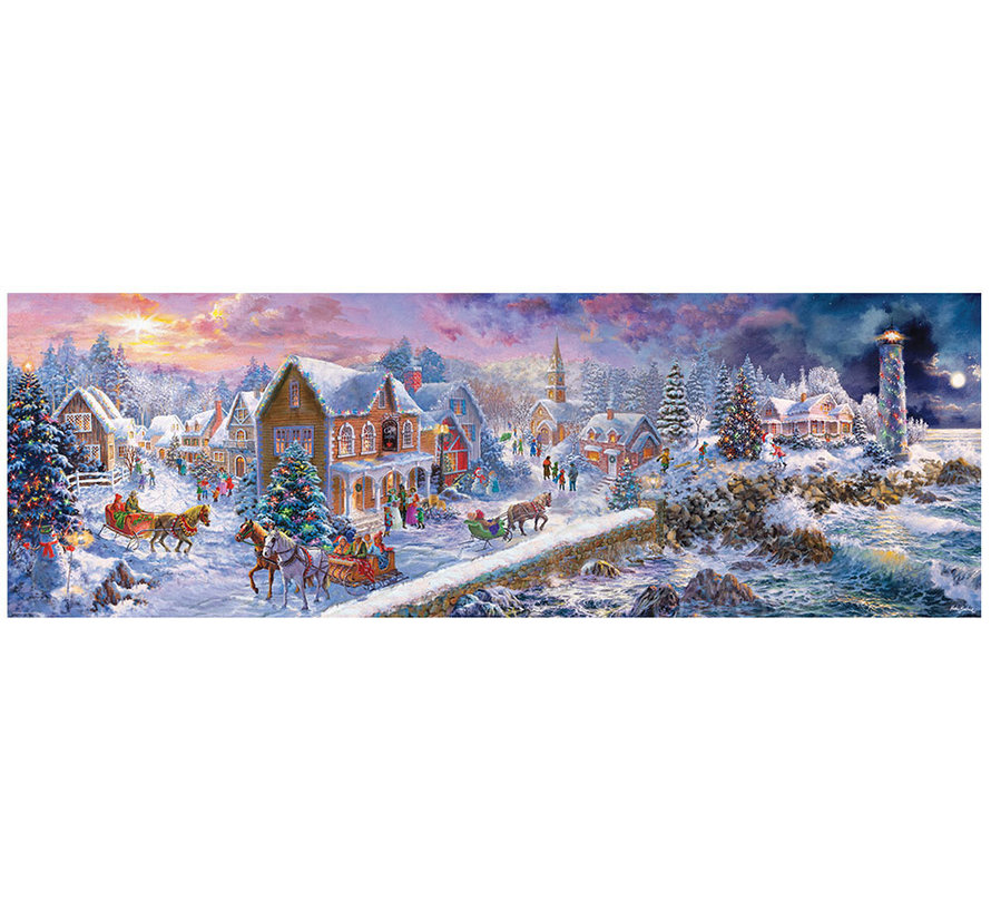 Eurographics Panoramic: Holiday at the Seaside  Panoramic Puzzle 1000pcs