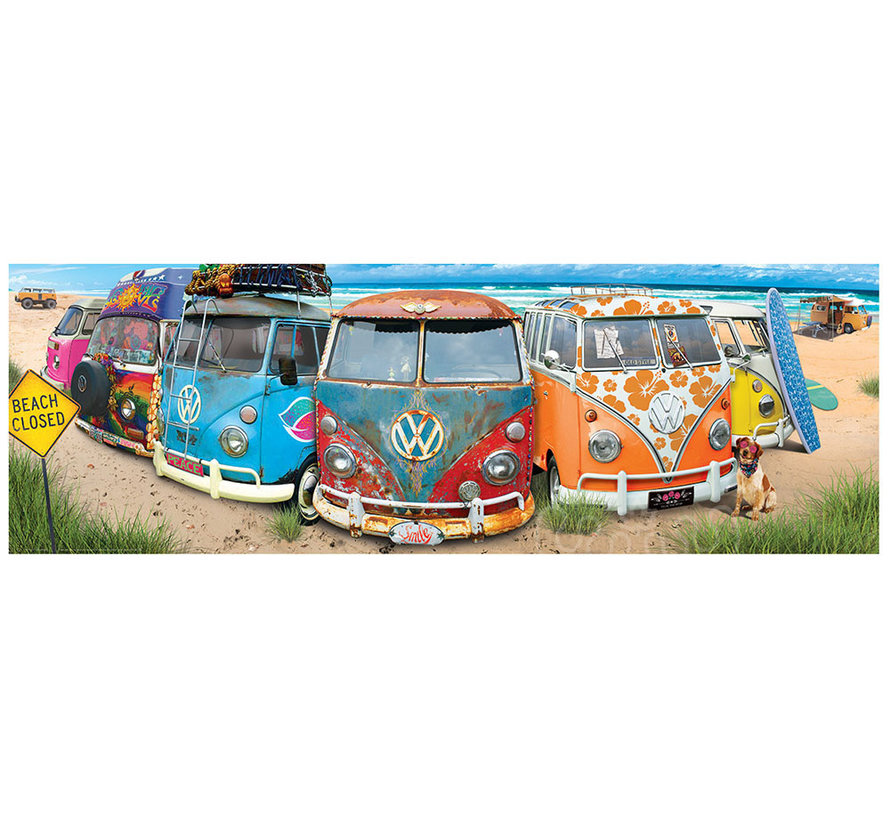 Eurographics Panoramic: VW Bus - KombiNation Panoramic Puzzle 1000pcs