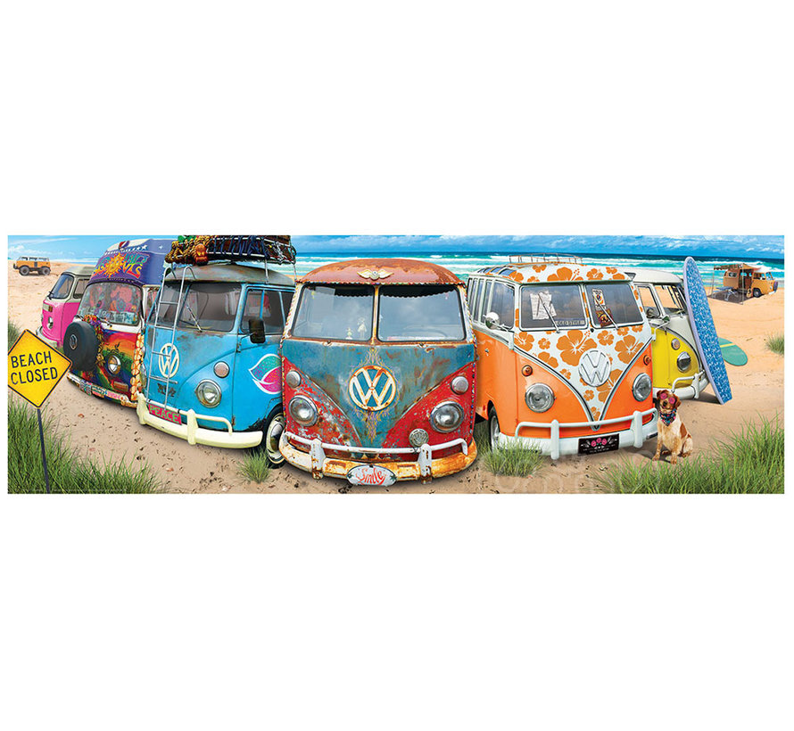 Eurographics VW Bus - KombiNation Panoramic Puzzle 1000pcs
