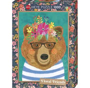 Heye Heye Floral Friends Gentle Bruin Puzzle 1000pcs