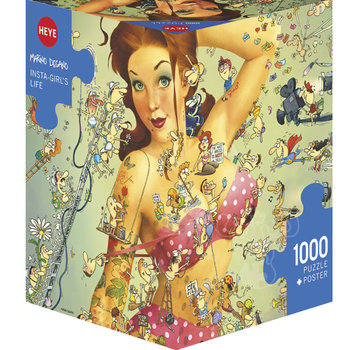Heye Heye Insta-Girl’s Life Puzzle 1000pcs Triangle Box