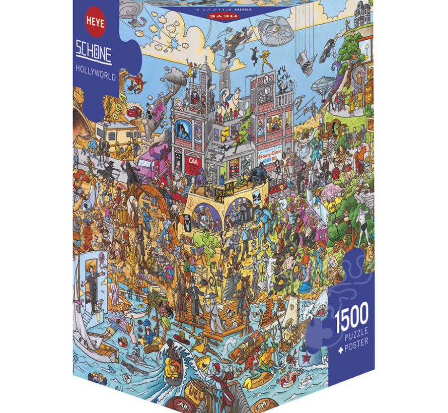 Heye Hollyworld Puzzle 1500pcs Triangle Box