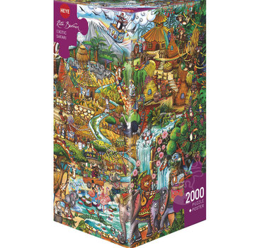 Heye Heye Exotic Safari Puzzle 2000pcs Triangle Box