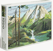 Four Point Puzzles Four Point Paint by Numbers Mountains Puzzle 1000pcs