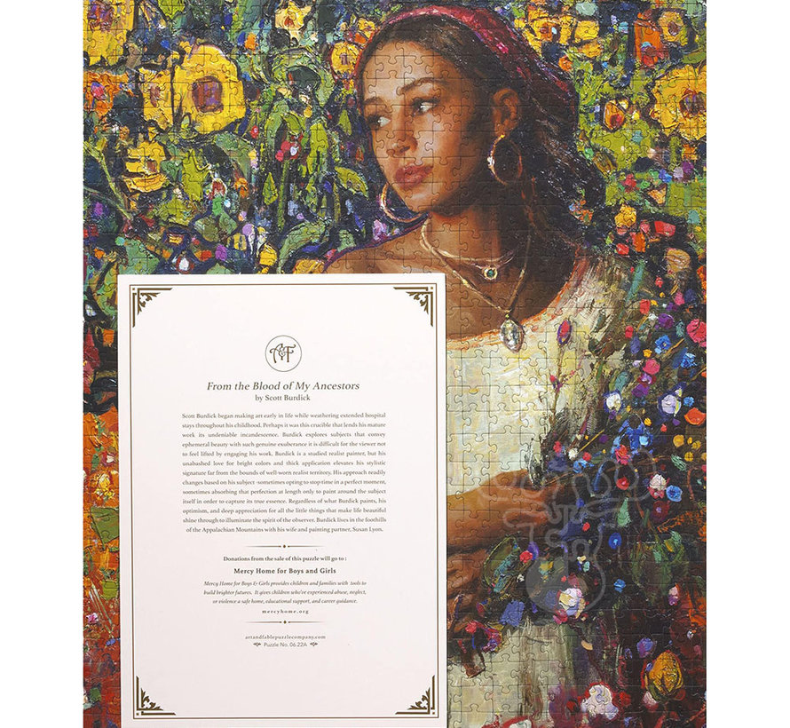 FINAL SALE Art & Fable From the Blood of My Ancestors Puzzle 1000pcs