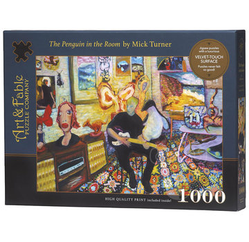 Art & Fable Puzzle Company Art & Fable The Penguin in the Room Puzzle 1000pcs