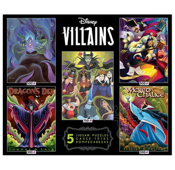 Ceaco Ceaco Disney Villians 5 in 1 Multi Puzzle